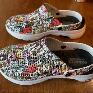 Skechers ‘Foamies’ Kids Cartoon Graphic Slippers - Multicolor